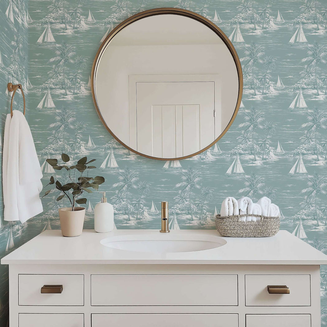 Designing a Coastal-Inspired Powder Room: Small Space, Big Impact