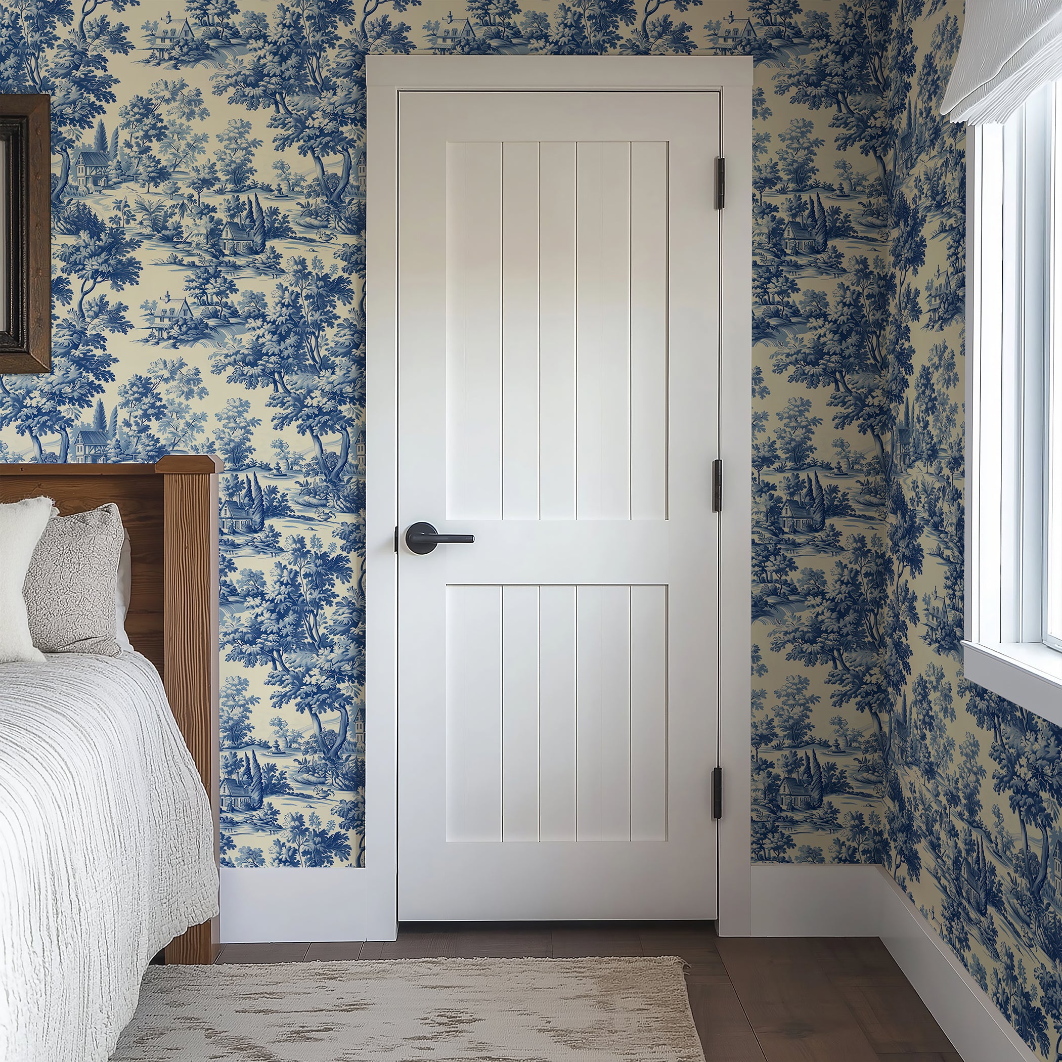 Whispering Woods and Cottages Wallpaper