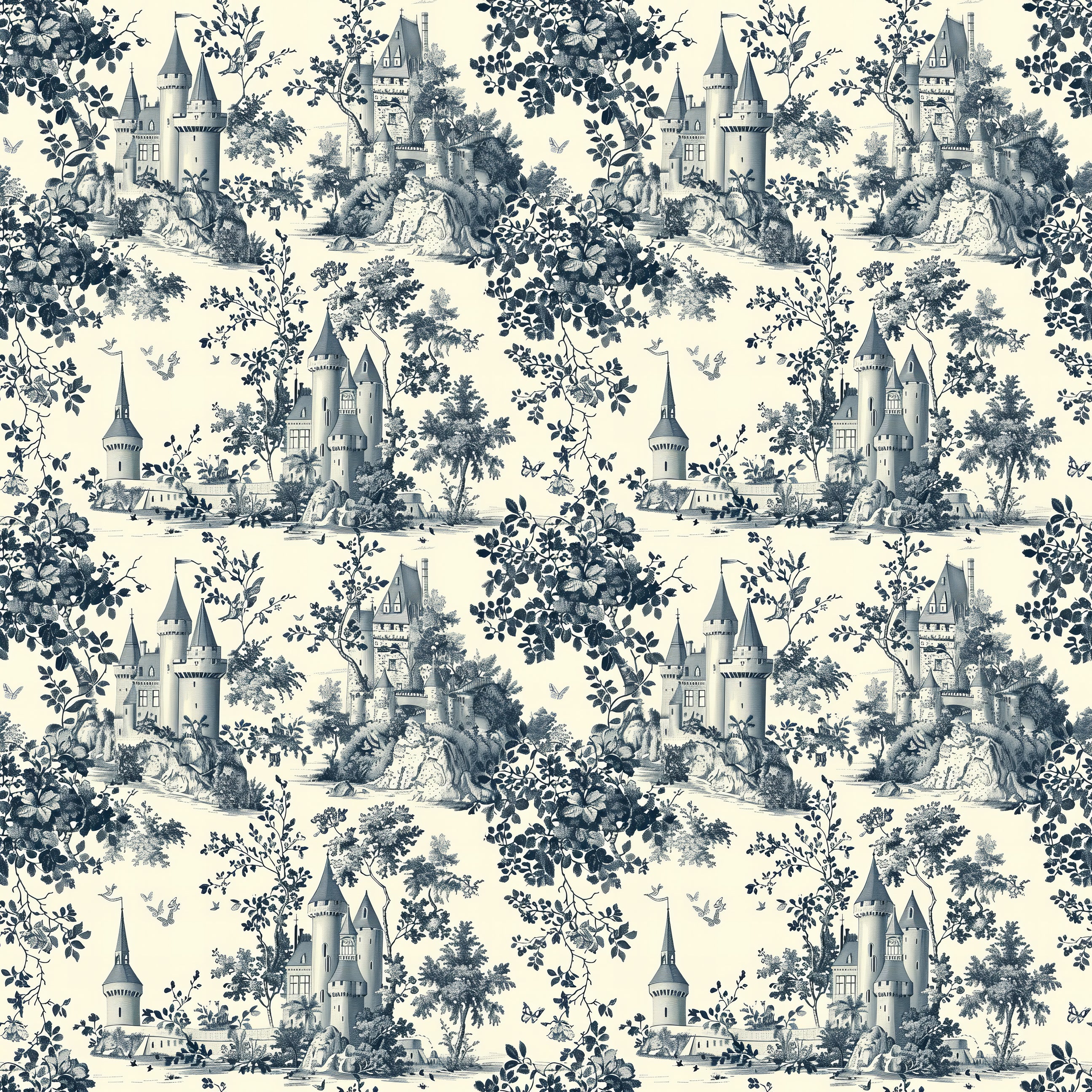 Enchanted Chateau View Wallpaper