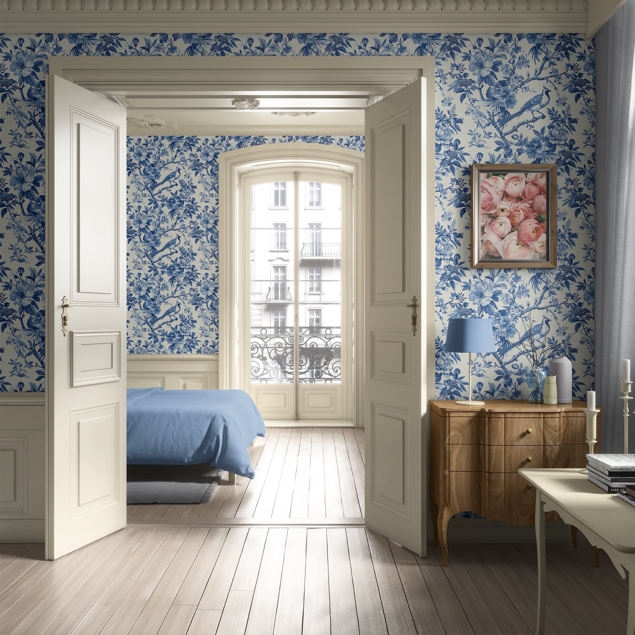 Chinoiserie Sky Garden Wallpaper