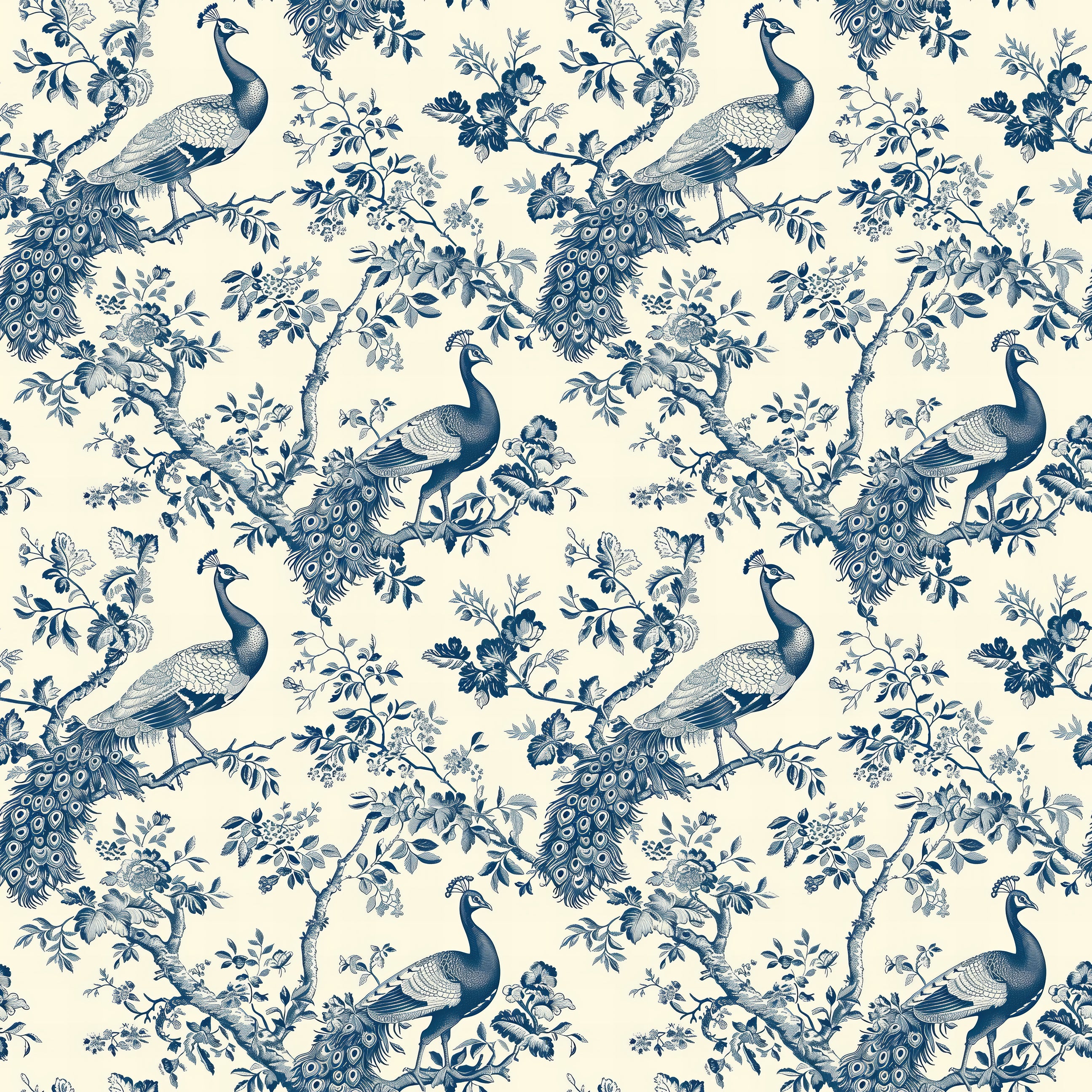 Ornamental Plumage Charm Wallpaper