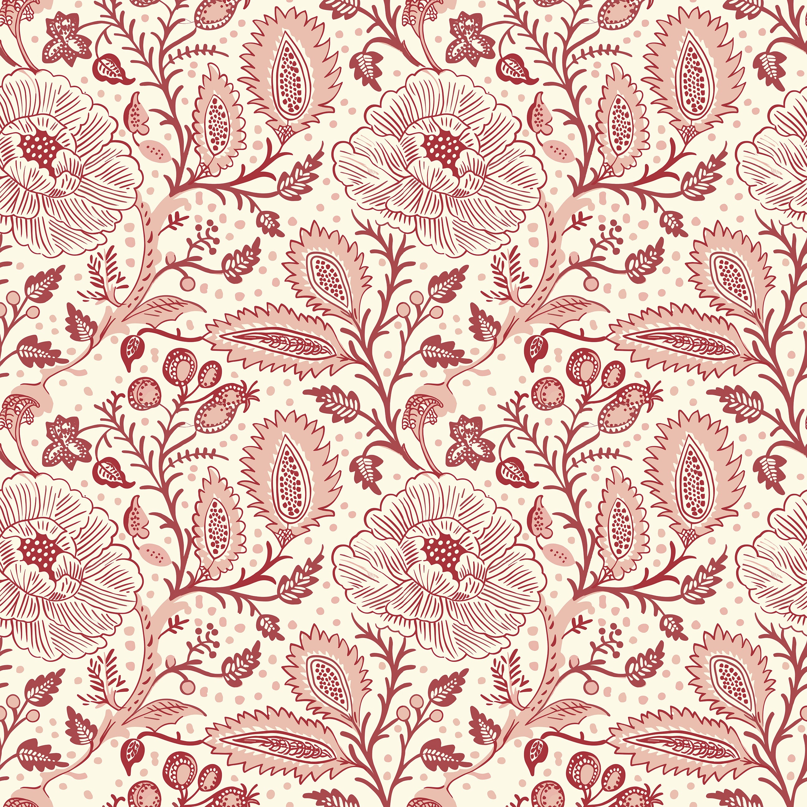 Petal Folk Charm Wallpaper