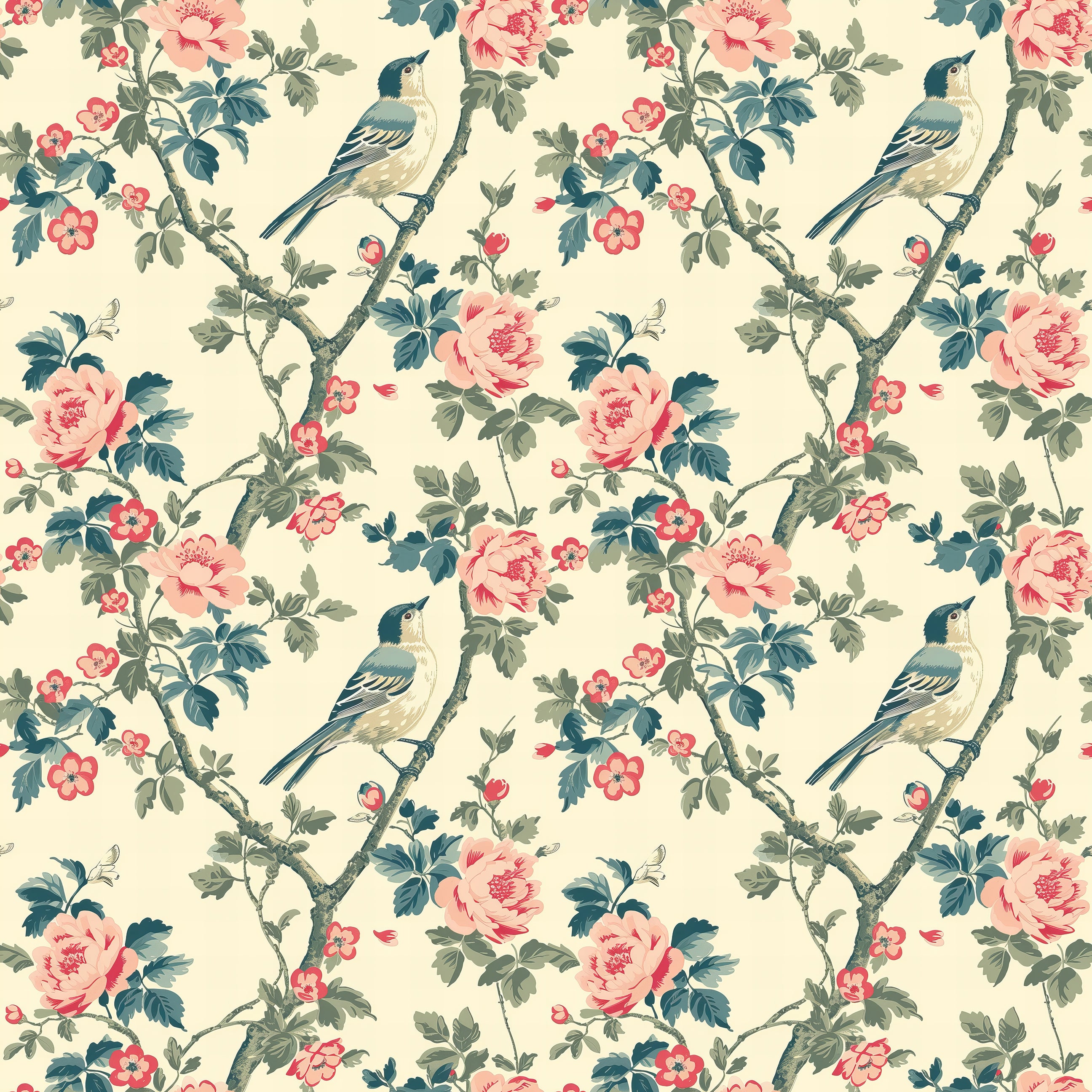 Wild Rose Serenade Wallpaper