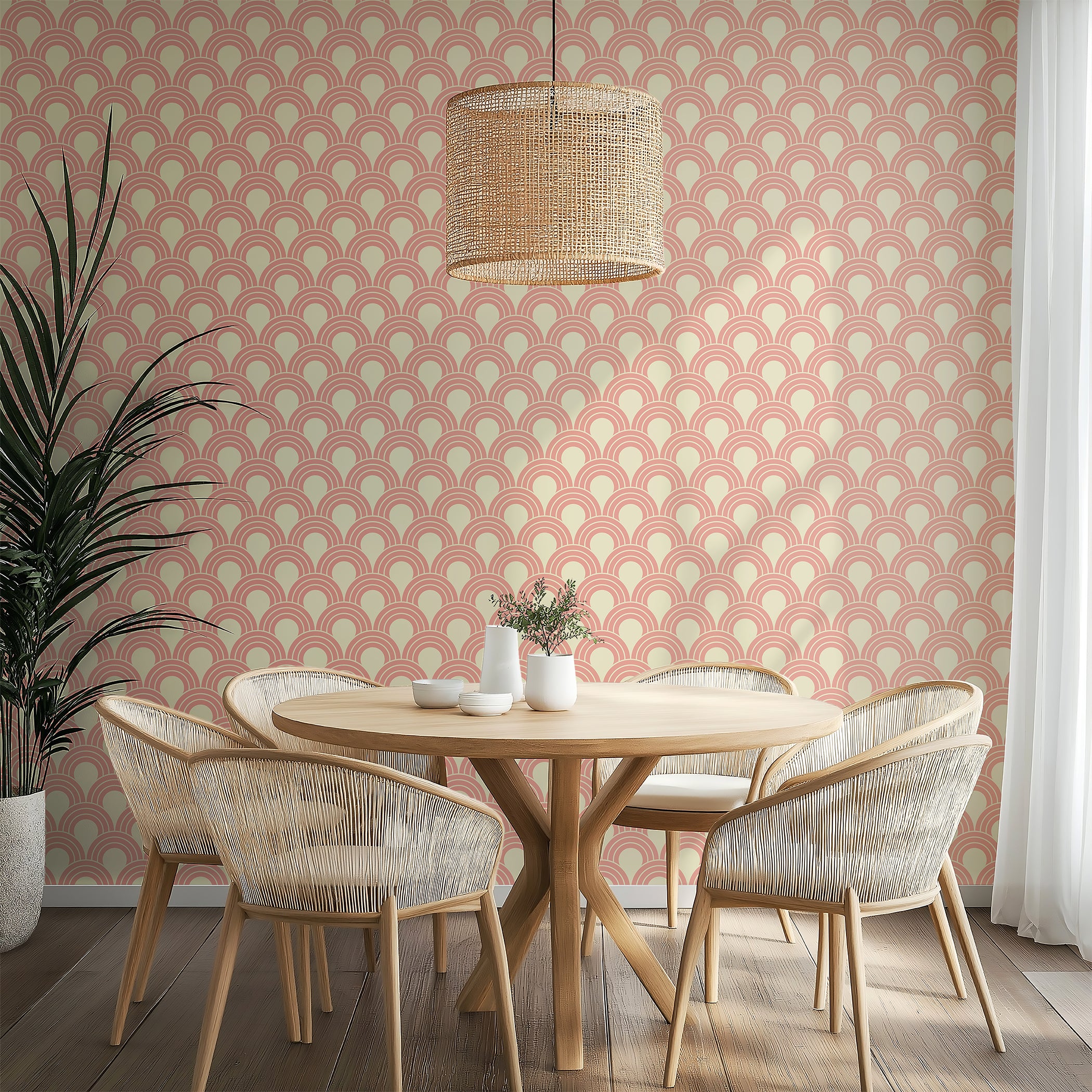 Sunset Scallop Glow Wallpaper