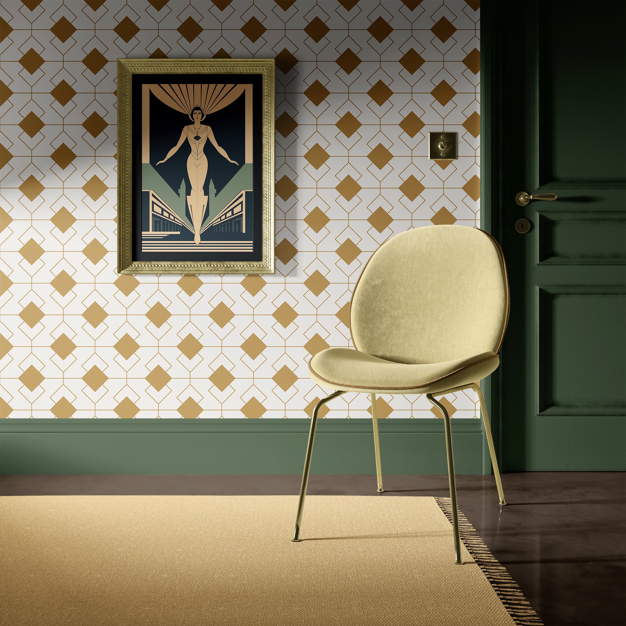 Golden Ratio Grid Wallpaper