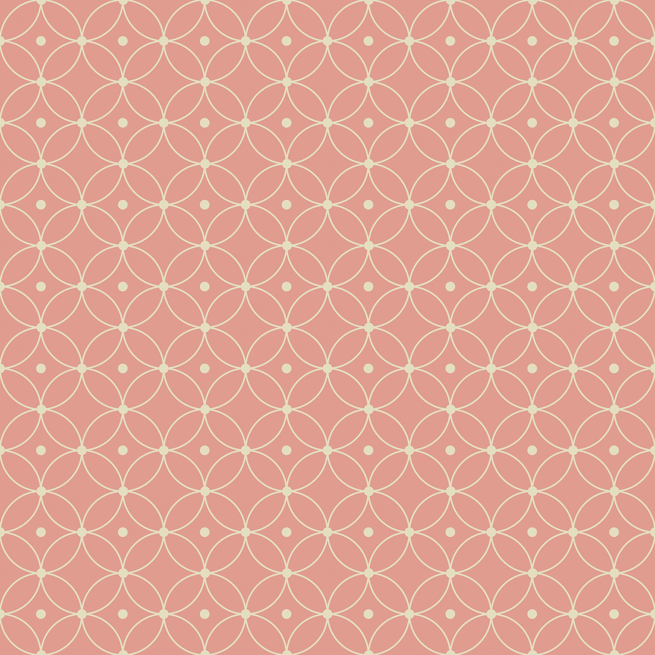Mod Petal Grid Wallpaper