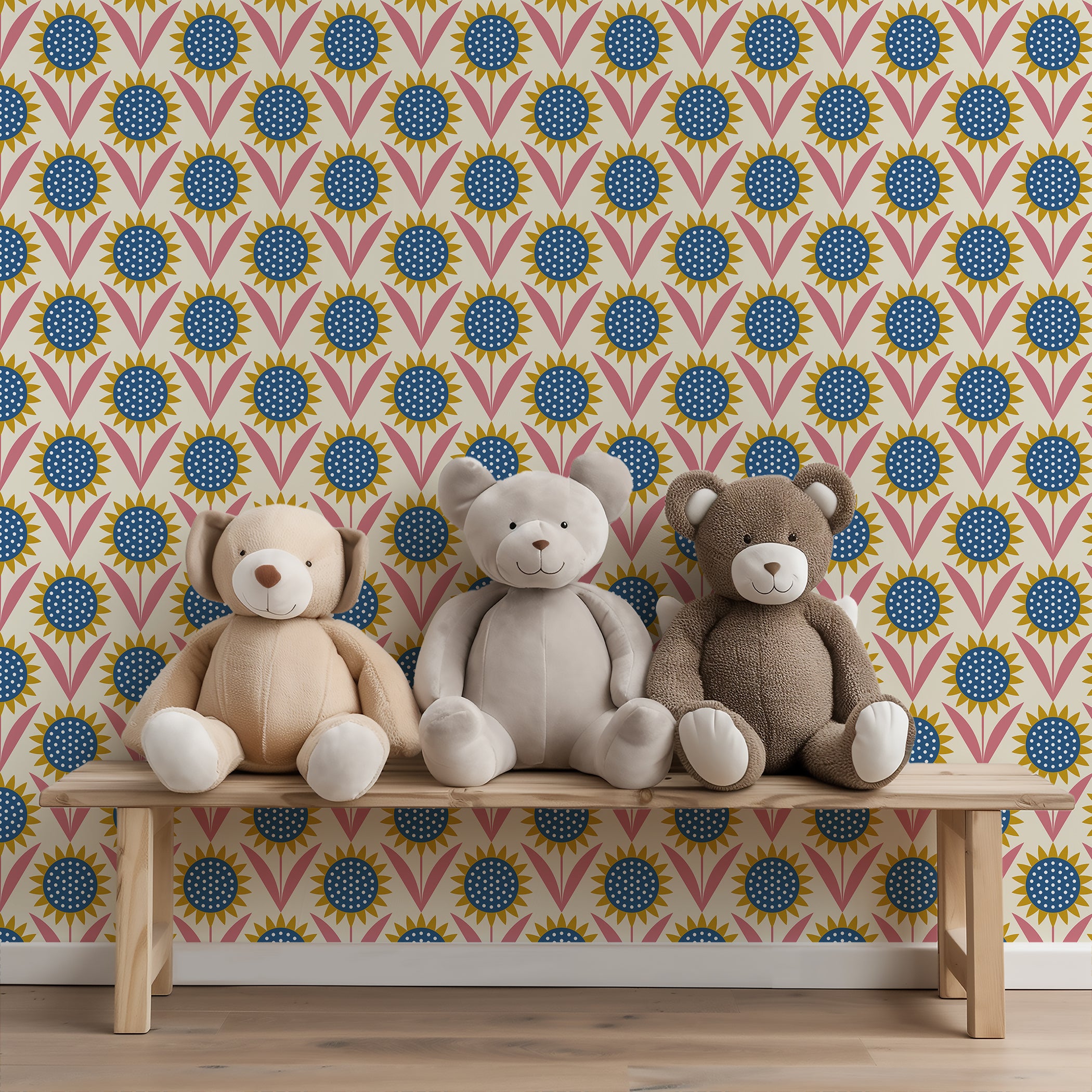 Cheerful Charmfield Wallpaper