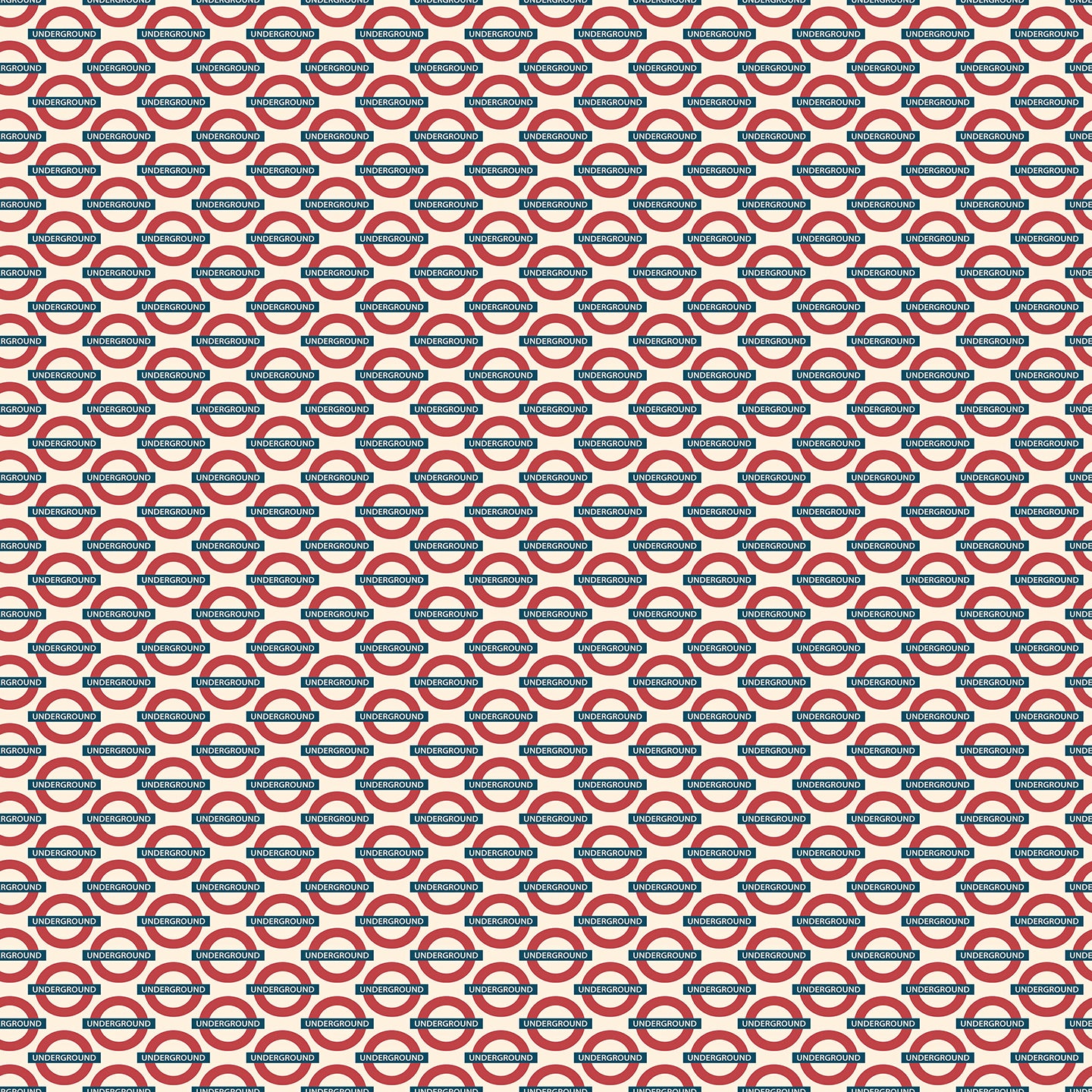 London Underground Loop Wallpaper
