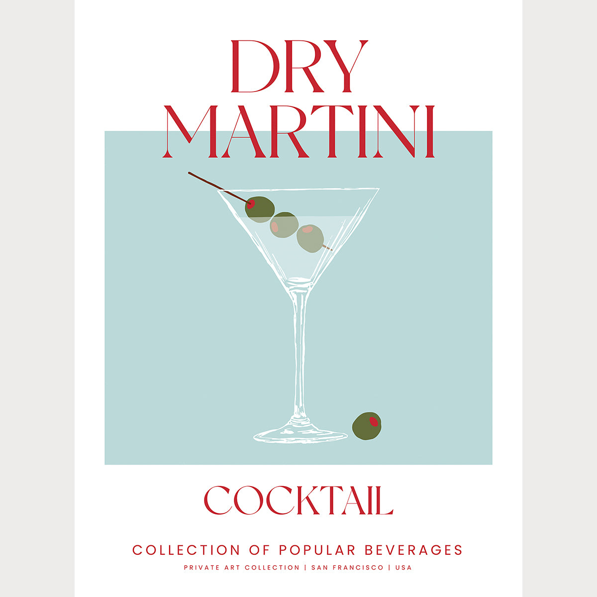 Dry Martini Cocktail
