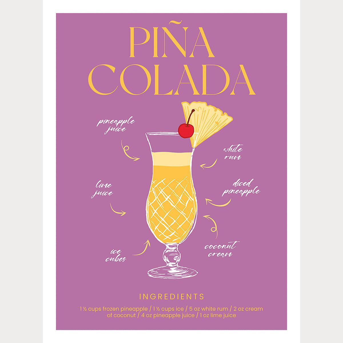 Pina Colada Mixology