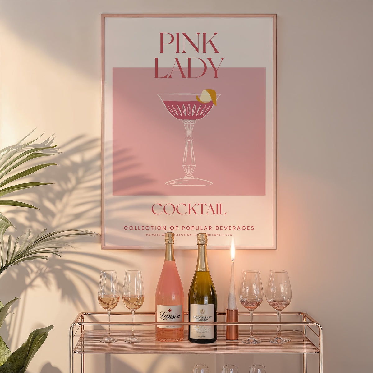 Pink Lady Cocktail