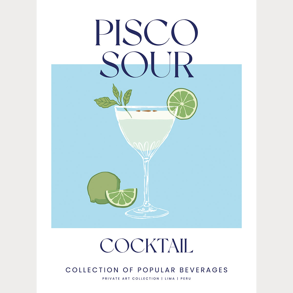 Pisco Sour Cocktail