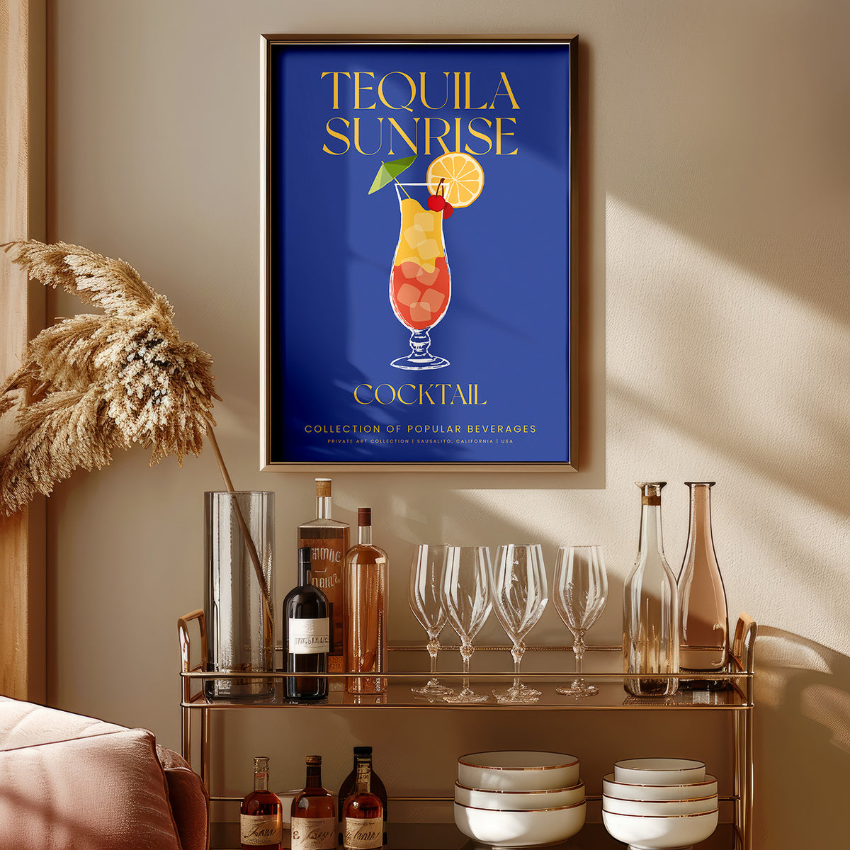 Tequila Sunrise Cocktail