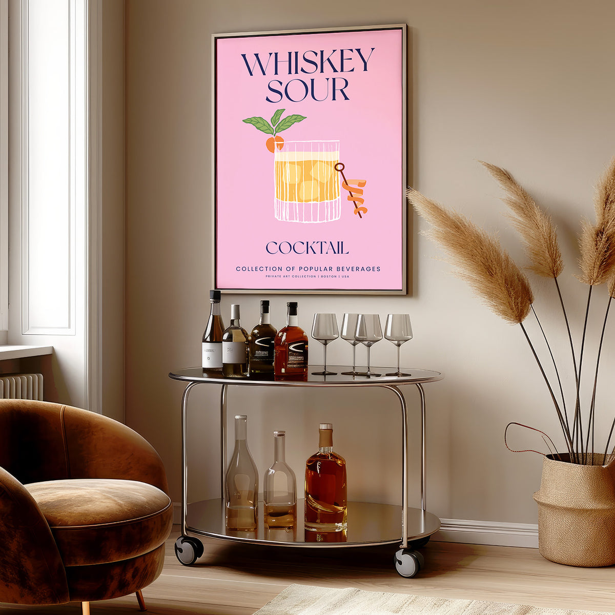 Whiskey Sour Cocktail
